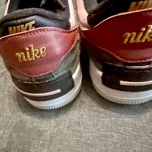 Size 9 nike Air Force one shadow black